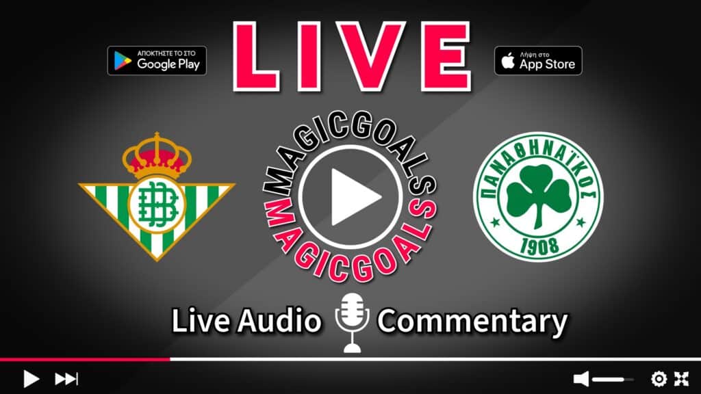 Μπέτις   Παναθηναϊκός live streaming | Ελληνική Περιγραφή