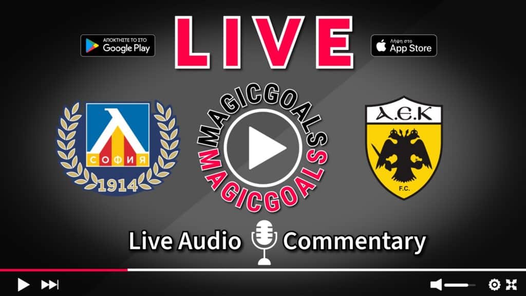 Λέφσκι Σόφιας  ΑΕΚ live streaming 188 2200